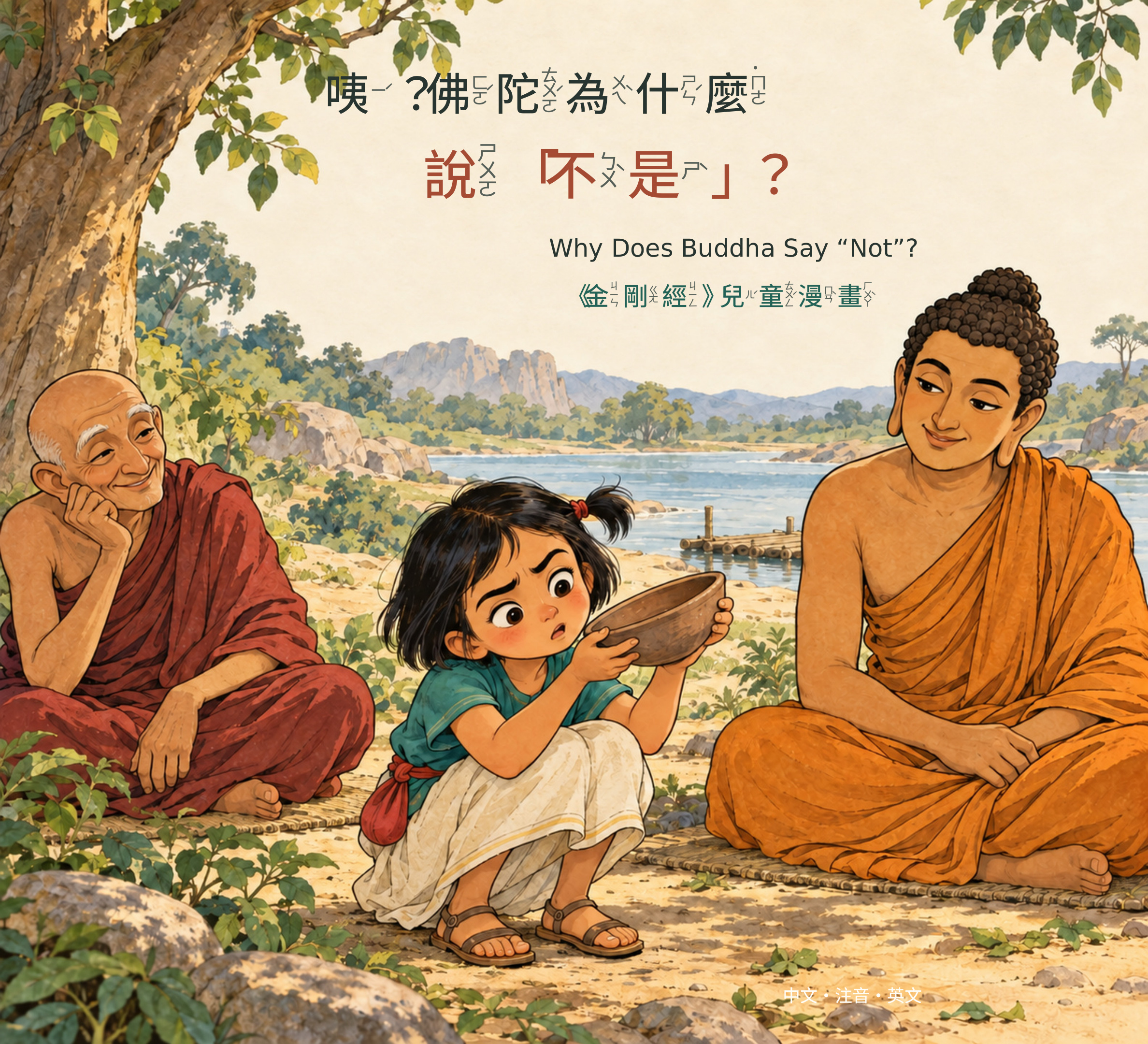 《咦？佛陀為什麼說「不是」？》完整封面