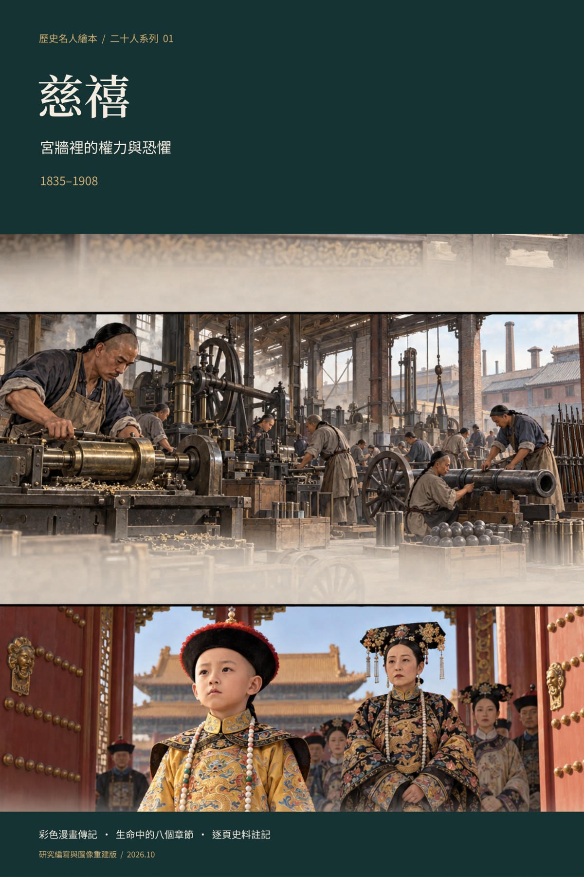 《慈禧：宮牆裡的權力與恐懼》完整封面