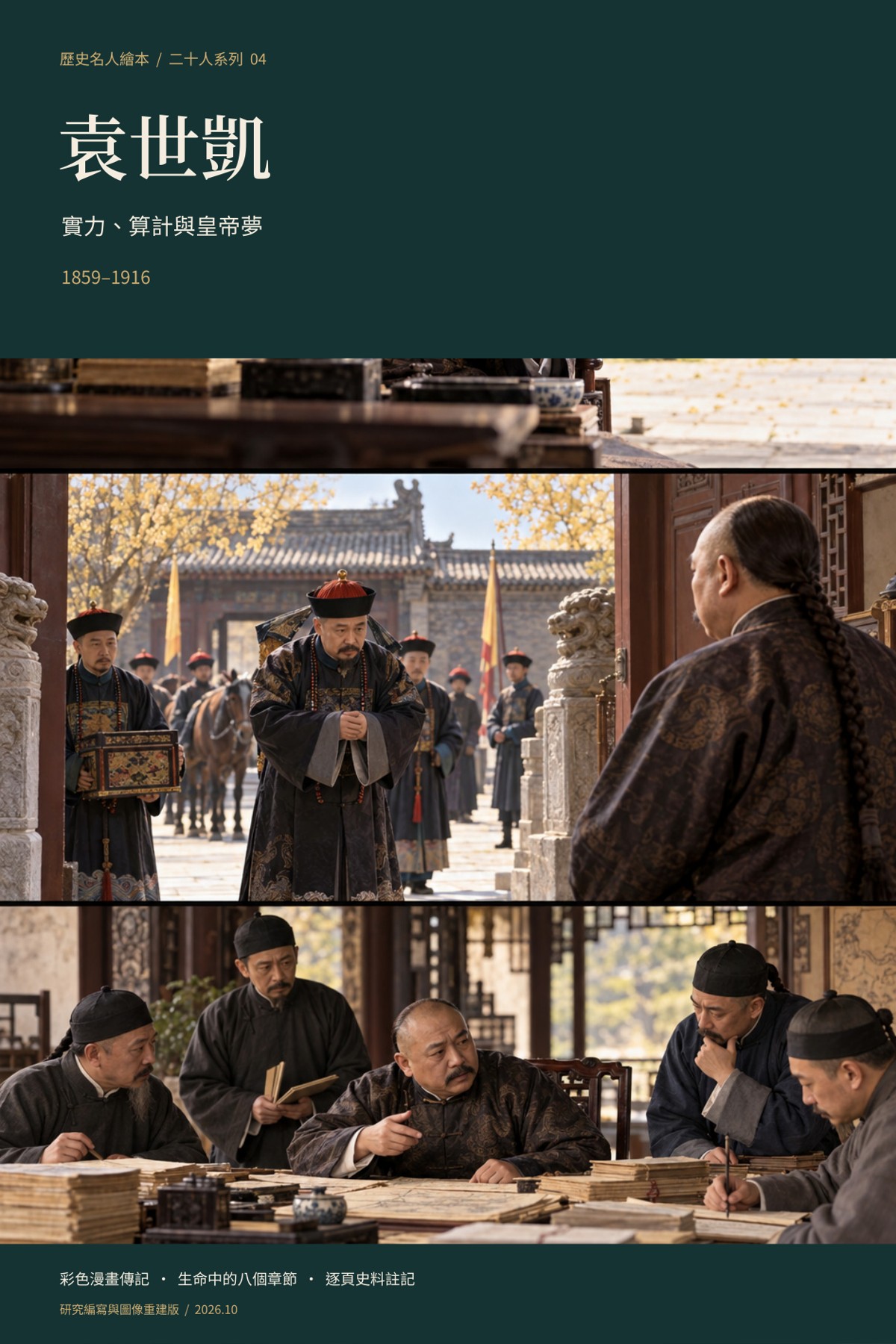 《袁世凱：實力、算計與皇帝夢》完整封面