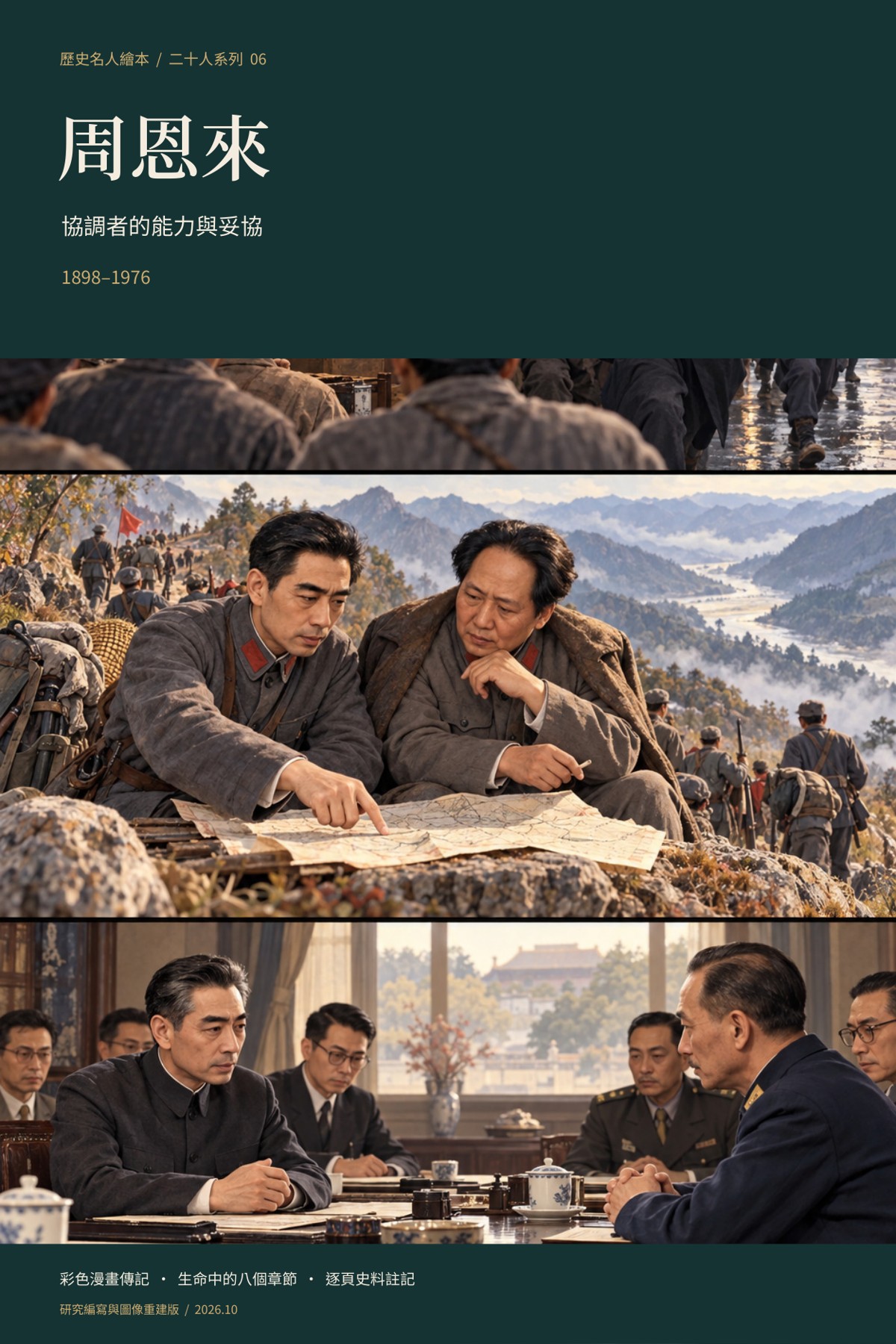 《周恩來：協調者的能力與妥協》完整封面