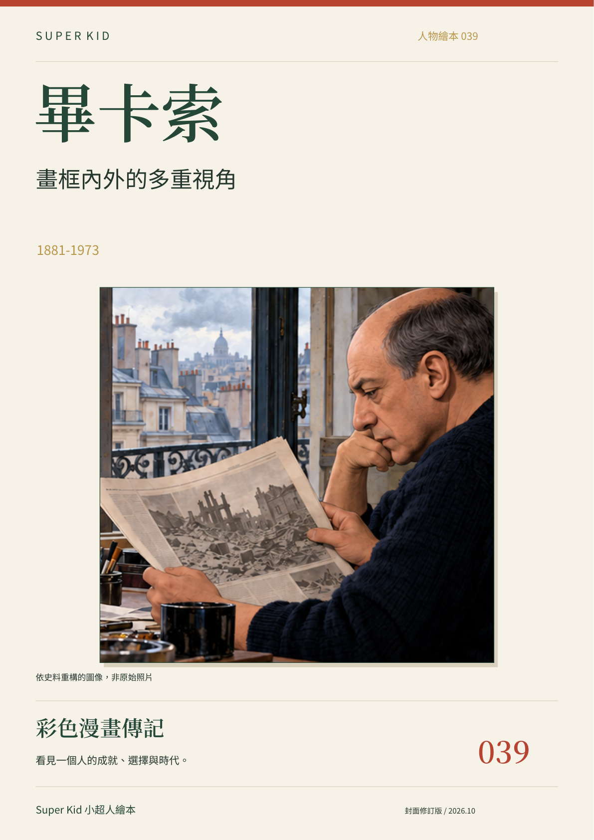 《畢卡索：畫框內外的多重視角》完整封面